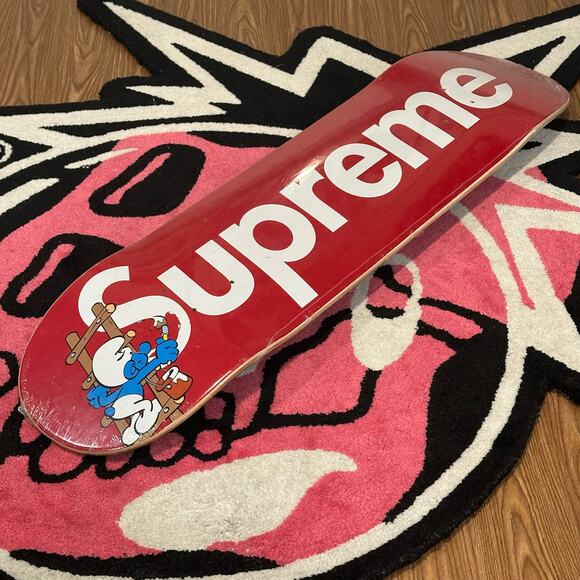 Supreme | Accessories | Supreme Smurfs Skateboard Deck Red
